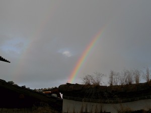 Lucky day - We saw 2 rainbows!