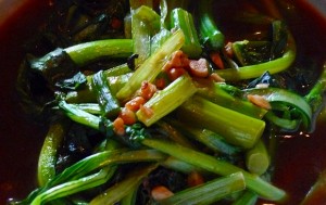 Veg with garlic and oyster sauce