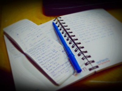 My 2 faithful notebooks