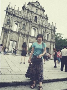 First stop in Macau: Ruins of St Paul