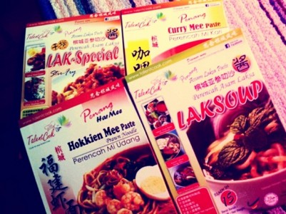 Ready-to-cook Penang specialties produced by my cousins! Check 'em out at talentcook.com