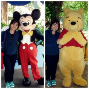 Mickey and Pooh!